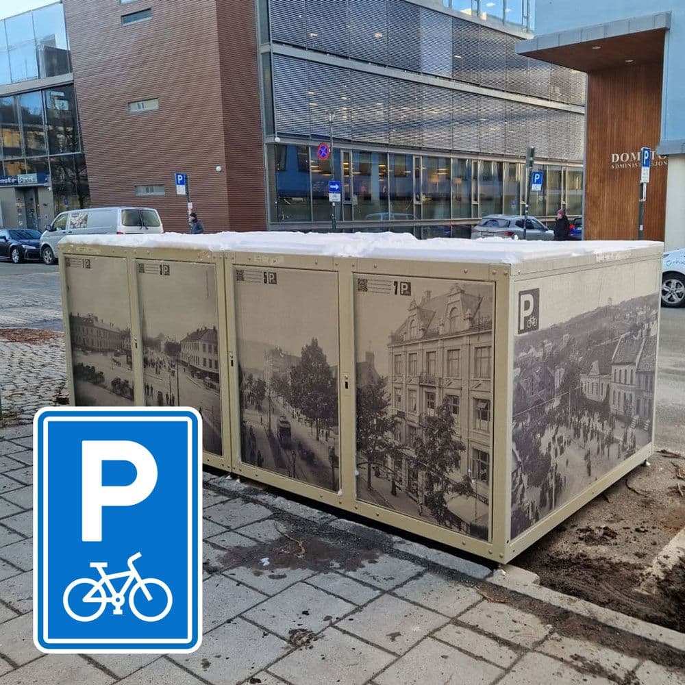 Gratis sykkelparkering 