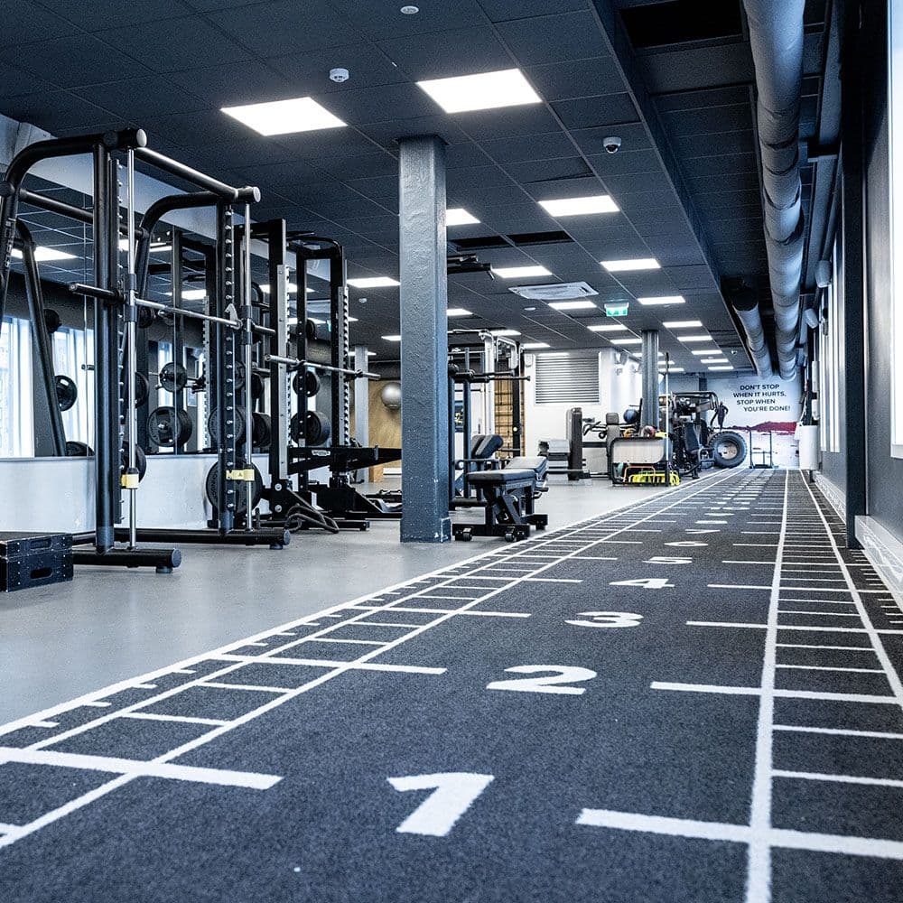 Løpebanen i 2 etasje på 3T-Ranheim